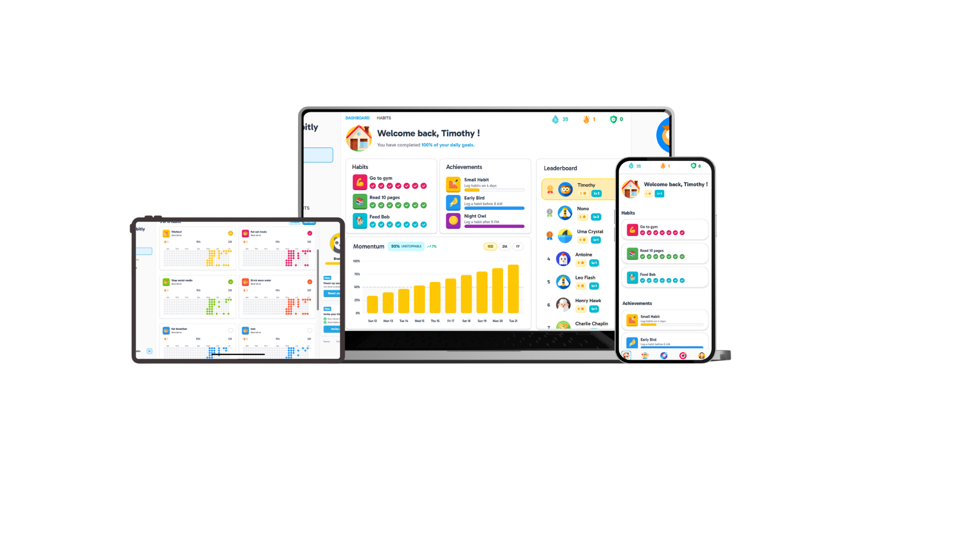 HabitPalo across devices